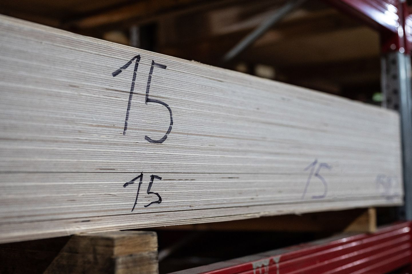 Фанера ФСФ 15мм 2440х1220 мм сорт 2/2 шлифованная Ш2 березовая влагостойкая