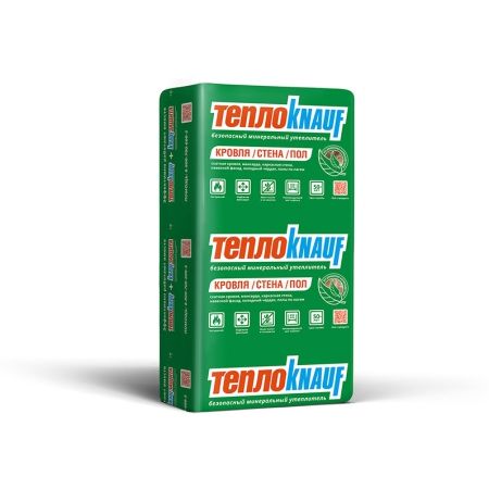 Утеплитель Knauf Кровля/Стена стекловолоконная плита 1230х610х100мм