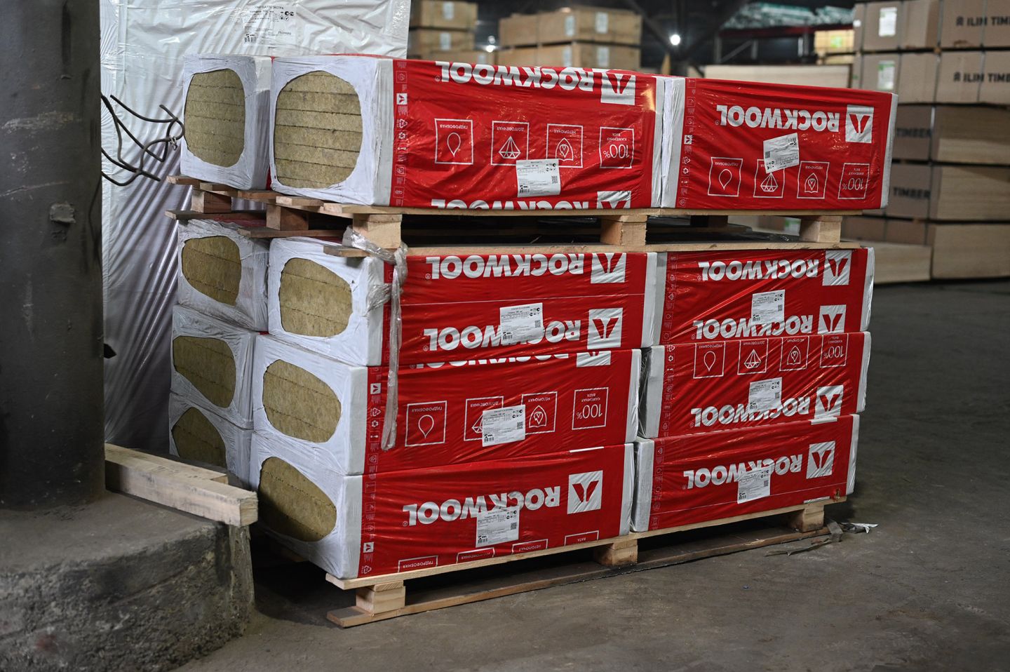 Утеплитель Rockwool Руф Баттс В Оптима базальтовая плита 1000х600х100мм