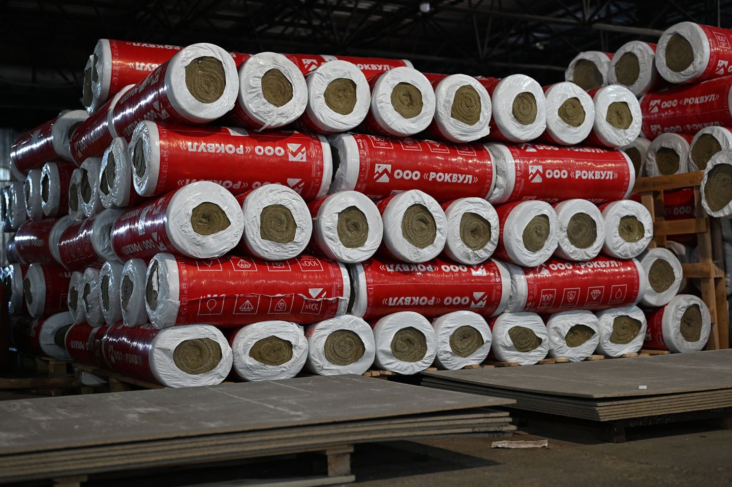 Утеплитель Rockwool WIRED MAT 105 рулон 50мм 4000х1000 мм минеральный (техническая теплоизоляция)