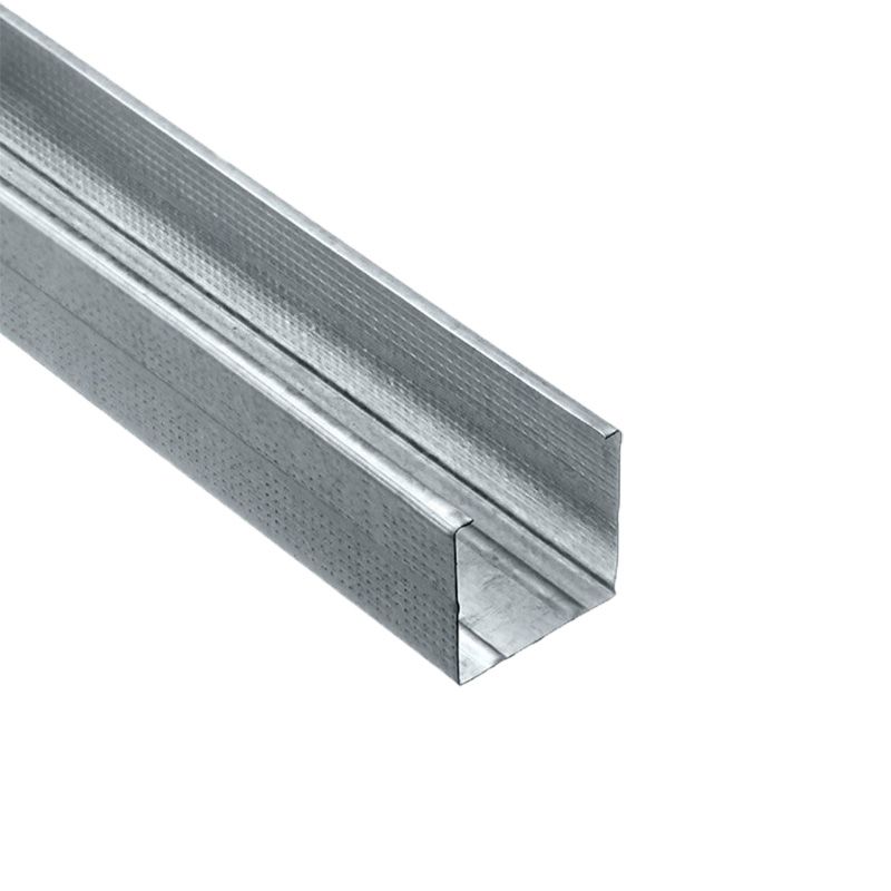 Профиль стоечный ПС 100х50х0,4 мм оцинкованный (3м/п, 12 шт/пачка)