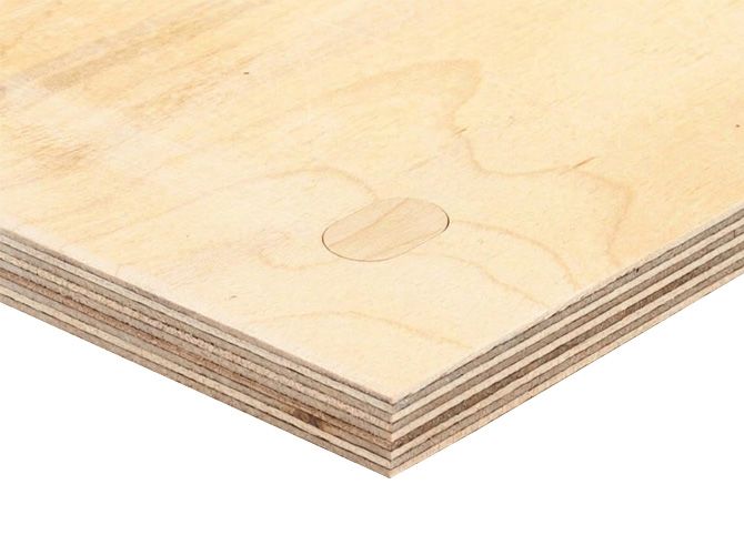 Фанера ФК 12мм 1525х1525мм сорт 2/4 шлифованная Ш2 березовая